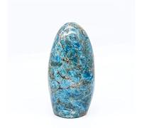 home decoration 400g-1000g Natural Feng Shui CrystalStones Flashy Blue Apatite Free Form 1pc Suitable for Furniture Decoration Crystal (Color : 1pc 510g-620g)