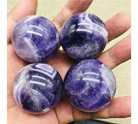 home decoration 4pc Natural Amethyst Stone Quartz Crystal Ball Beautiful Purple Quartz Crystals Great Choice for Home Decoration