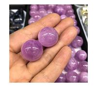 home decoration 50g 1.5-2 cm Natural Gemstone Purple Spodumene Ball Crystal Mini Purple Spodumene Ball Great Choice for Home Decoration (Size : 50g)