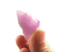 home decoration 50g/100g Bulk Purple Spodumene Kunzite Raw Natural Stone Rough Quartz Crystal Home Decor(Size:100g)