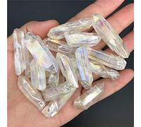 home decoration 50g/1pc White Seed Quartz Crystal Stones Point Decoration Quartz Crystals Gift)