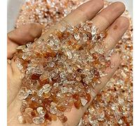 home decoration 50g 2-4mm Mini Natural Red Quartz Crystal Stones Gravels Decoration Lucky Natural Quartz Crystals Gift