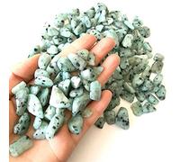 home decoration 50g 4 Size Natural Tianshan Blue Quartz Crystal Stone Rock Chips Lucky Quartz Crystals Natural Stones Gift (Color : Beige, Size : 15-20mm)