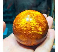 home decoration 50mm Gold SEA Willow Coral Sphere Ball ORB Specimen Home Decoration Crystal