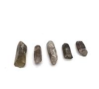 home decoration 5pc 50mm-60mm Natural Smoky Quartz Crystal Raw Rock Polishing Stone Point for Reiki Suitable for Home Room Decoration