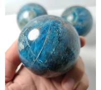 home decoration 6-7cm Natural Blue Apatite Stone Sphere Crystal Reiki Ball Great Choice for Home Decoration