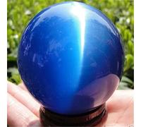 home decoration 60mm Quartz Dark Blue Cat's Eye Crystal Ball Great Choice for Home Decoration