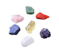home decoration 7 Crystal Stones Set Rough Natural Quartz Gemstone Rock Polished Stone Kit Pouch Gift