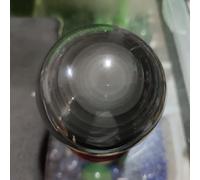 home decoration 70mm Natural Black Obsidian Rainbow Cat Eye Sphere Crystal Ball Stone Great Choice for Home Decoration