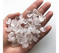 home decoration 8-12mm Natural White Quartz Crystal Stone Rock Chips Natural Quartz Crystals 50g Gift