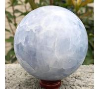 home decoration 80mm Home Decor Natural Blue Celestite Sphere Quartz Crystal Ball Great Choice for Home Decoration