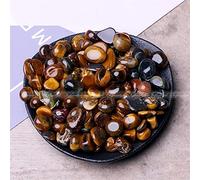 home decoration AAAA++50g Natural White Quartz Crystal/Amethyst/Agate/Black Obsidian/Olivine Quartz Rock Stones Crystal Love (Color : Tiger Eye)