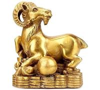 Home Decoration Abstract Chinese Zodiac Feng Shui Statue Sculpture Figurine Room Decor Crafts Ornament Gifts Pure Brass Guardian Attract Wealth And Good Luck Best Housewarming Congratulatory