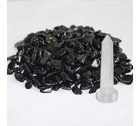 home decoration All Kinds of Natural Crystal Stone Gravel Quartz semiprecious Stones Water Cup and Bottle Decoration Hexagonal Point Replace Beautiful (Color : Obsidian)