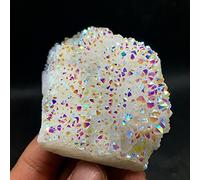 home decoration Angel Quartz Titanium Bismuth SiliconCluster Rainbow Crystals Stone Beautiful (Size : 250g)