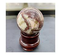 home decoration Beautiful Crystal Natural Pork Stone Ball Quartz Crystal Ball Geomantic Augury Home Decor Gift (Size : 4-5cm)