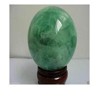 home decoration Beautiful Glow in The Dark Stone Crystal Fluorite Sphere Ball (Size : 60mm)