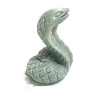 home decoration Beautiful Natural Stone Carving Cobra Sun Blue Pattern Fluorite Gift Home Decoration Against Darkness Crystal (Color : Green urine)