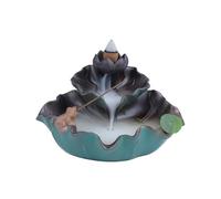 Home Decoration Creative Ceramic Incense Burner Indoor Reverse Flow Holder Ornament For Meditation Yoga Spa Room Decor Hand-Made