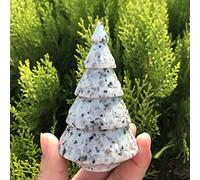 home decoration Crystal Decoration 1pcs Natural Kiwi Jasper Christmas Tree Crystal Stone Tree Home Decor Beautiful Gifts Draw