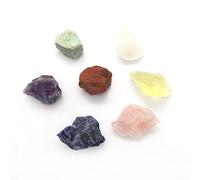 home decoration Crystal Decoration Natural Colorful 7 Seven Rough Stone raw Stone Set for Decoration Home Decor Beautiful Gifts Draw