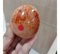 home decoration Crystal Decoration Natural Crystal Agate Tumbling Palm Play Stone gem Plaything Stone and Crystal Home Decor Beautiful Gifts Draw(Size:70-90g)