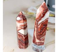 home decoration Crystal Decoration Natural Crystal Quartz Pork Stone Tower Point Home Office Area Aquarium Decoration Accessories Home Decor Beautiful Gifts Draw(Size:5pc)