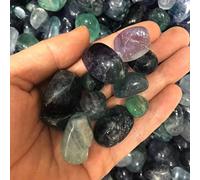 home decoration Crystal Decoration Natural Fluorite Crystal Stones Mini Rock Chip Gemstone Feng Shui Home Decoration Crafts Home Decoration(Size:100-150g)