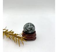home decoration Crystal Decoration Natural Moss Agate Quartz Sphere Ball Stones Crystal Polished Decor Stones Home Decor Beautiful Gifts Draw(Size:1pc)