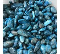 home decoration CrystalDecoration Natural Blue Apatite Gemstones CrystalsGravel Tumbled Stone 12MM-17MM Home Decoration Crystal (Color : 1000g)
