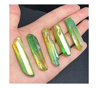 home decoration Decoration 5Pcs Irregular Quartz Crystal Original Stone Crystal Point Rod and Minerals for Gifts Home Decoration, Natural Beautiful Crystals (Color : B)