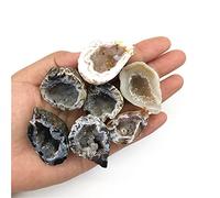home decoration Decorative Crystal Natural Agate Geode Crystal Hole Contains Clean Crystal Clusters Beautiful Stones and Crystals Agate Slice Home Decor Crystal