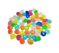 home decoration Garden Decorative Pebbles StonesNon Radioactive Resin MaterialGlowingLawnFish Tank Succulent Gravel Mix (Color : A, Size : One Size)