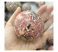 home decoration Gemstones Carved Balls Natural Leopard Skin Jasper Stone Sphere Ball for Home Decoration Gifts Set Crafts Decoration Crystal (Size : 4-5cm)