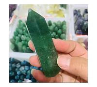 home decoration Green Strawberry Quartz Point Crystal Stone Tower Natural Ore for Home Decor Beautiful (Color : Green, Size : 2pc)