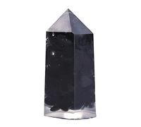 home decoration Hand Drop Glue Crystal Gravel Ornament Crystal Column Degaussing Yoga Purple Powder White Resin Crystal Column Crystal Shelf Display for Stones (Color : E, Size : One Size)