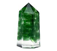 home decoration Hand Drop Glue Crystal Gravel Ornament Crystal Column Degaussing Yoga Purple Powder White Resin Crystal Column Crystal Christmas Decorations (Color : Blue, Size : One Size)