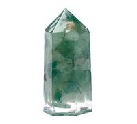 home decoration Hand Drop Glue Crystal Gravel Ornament Crystal Column Degaussing Yoga Purple Powder White Resin Crystal Column Dining Table Candle Centerpieces (Color : B, Size : One Size)