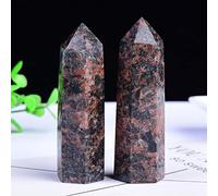 home decoration Home 1pc Natural Flame Stone Tower Room Decor Crystal Point Ornaments Witchcraft Home Decoration Wand Ore Crafts DIY Gift (Size : 70-80mm)