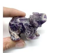 home decoration Home Decor, 1PC Natural Amethyst Moss Agate Zebra Elephant Crystal Handmade Carved Animal Quartz Gemstone Home Decoration Gifts Gifts,Natural Crystal Draw(Color:Amethyst)