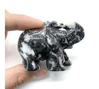 home decoration Home Decor, 1PC Natural Amethyst Moss Agate Zebra Elephant Crystal Handmade Carved Animal Quartz Gemstone Home Decoration Gifts Gifts,Natural Crystal Draw(Color:Zebra)
