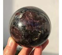 home decoration Home Decor, 50-70mm Natural Garnet Crystal Ball Garnet Stone Glossy Crystal Ball Decoration 1Pcs Gifts,Natural Crystal Draw(Size:60-70mm)
