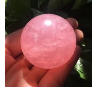 home decoration Home Decor, 50mm Natural Rose Stone Quartz Crystal Sphere Ball Gifts,Natural Crystal Draw