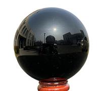 home decoration Home Decor, 60-230mm Natural Black Obsidian Sphere Crystal Ball Stone Gifts,Natural Crystal Draw(Color:200mm)