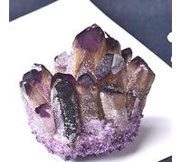 home decoration Home Decor, Natural Amethyst Cluster Quartz Crystal Rock Purple Stone Home Decor Gifts,Natural Crystal Draw(Size:300-400g)