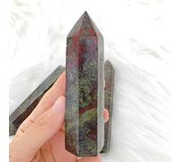 home decoration Home Decor, Natural Dragon Blood Stone Crystal Quartz Tower Gift Room Decoration 9-11cm Gifts,Natural Crystal Draw(Size:3pc)