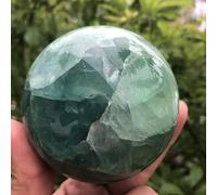 home decoration Home Decor, Natural Green Fluorite Ball Quartz Crystal Gemstone Sphere Decoration Home Ore Stone Gifts,Natural Crystal draw(Size:70-75mm)