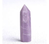 home decoration Home Decor, Natural Lilac Gems Hexagonal Column Crystal Point Stone Wand Crystal Home Decor and Study Room Decor Gifts Gifts,Natural Crystal Draw(Size:70-80mm)