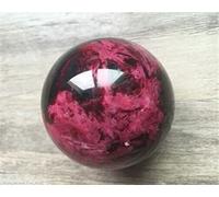 home decoration Home Decor, Natural Peach Blossom Stone Jade Ball Crystal Sphere 50mm Gifts,Natural Crystal Draw