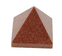 home decoration Home Decor, Natural Red Sand Crystal Pyramid Quartz Stone Crystal Point Home Decoration Crafts Gemstone 1 Piece Gifts,Natural Crystal Draw